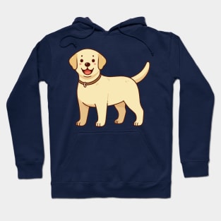 lovable yellow labrador retriever Hoodie